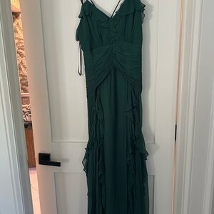 Shona Joy Deep Green Maxi Dress